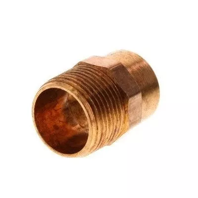CU 604 1-1/2 (Mueller) | Male Adptr C X MPT ID (104-R) | Copper Fittings | Male Adapter | 1-1/2