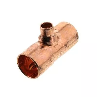 CU 611R 3 X 3 X 1-1/4 (Mueller) | Tee C X C X C ID (111R-UUQ) | Copper Fittings | Reducing Tee | 3 X 3 X 1-1/4