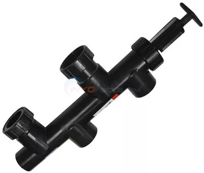 Valve, Push-Pull 8" Center W/union - Black - 263052