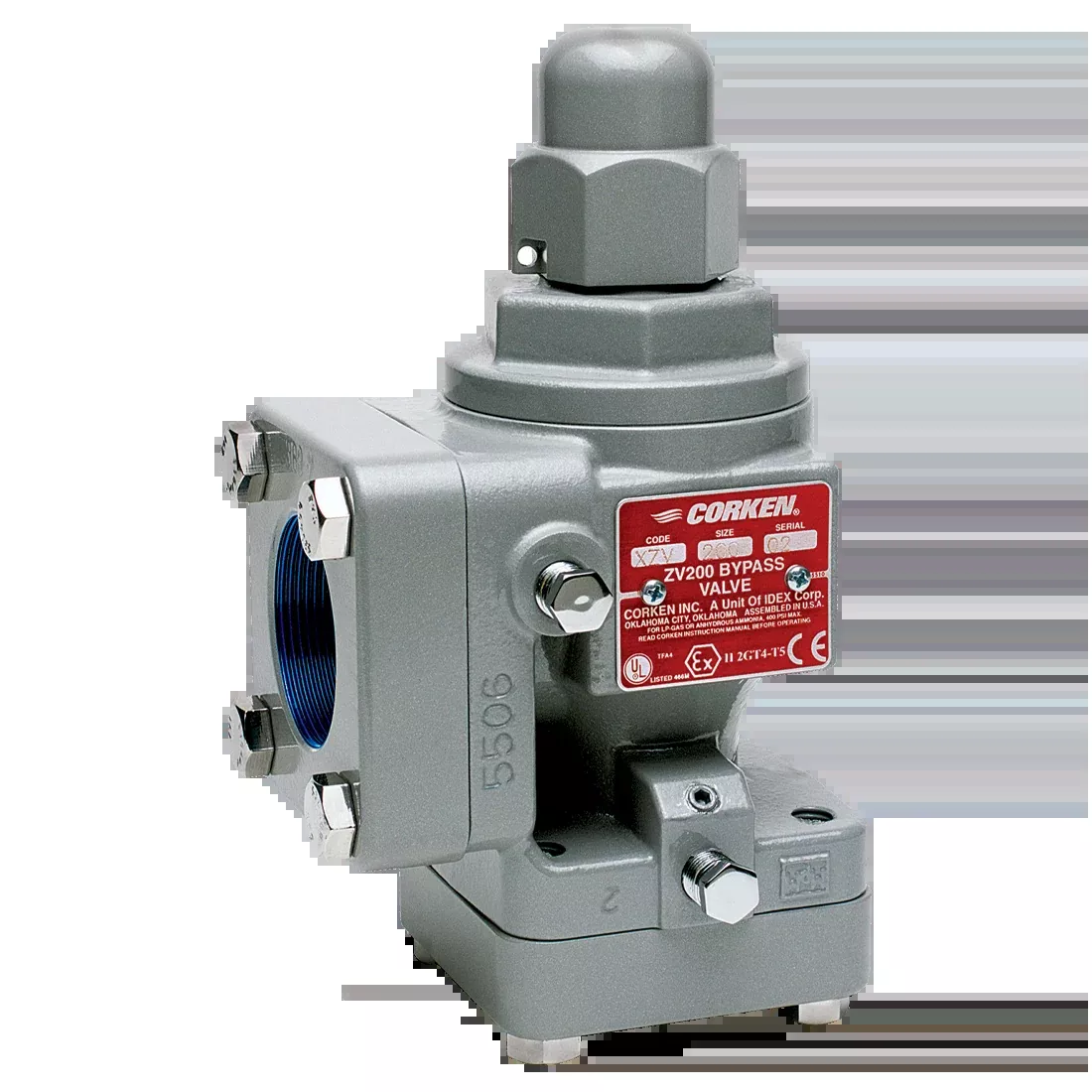 ZV200AAEE (Corken) Valve-Bypass 2 41-70 Psi 2 In 2 Out